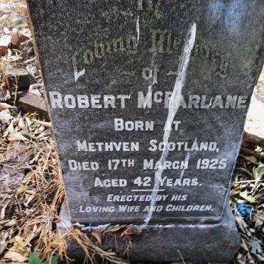 MCFARLANE Robert -1925