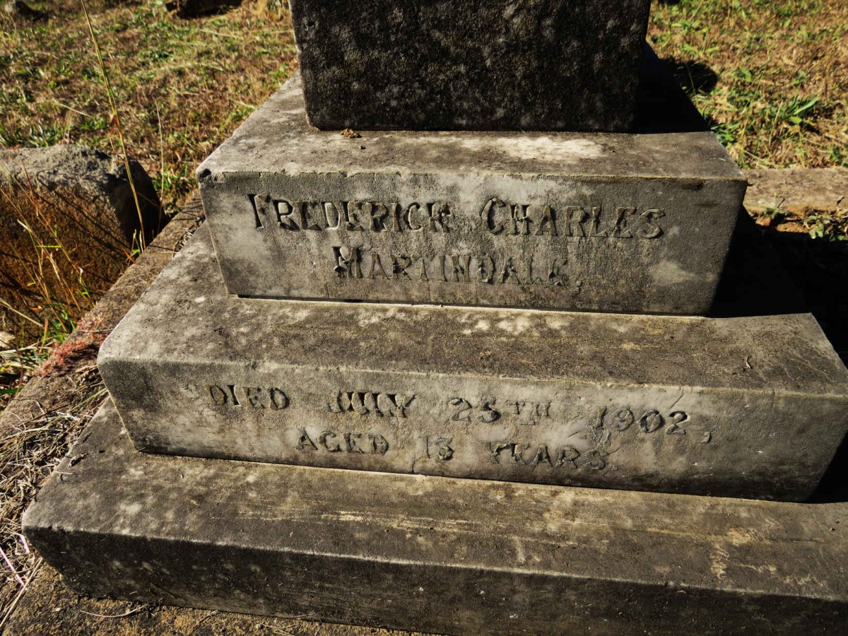 MARTINDALE Frederick Charles -1902 