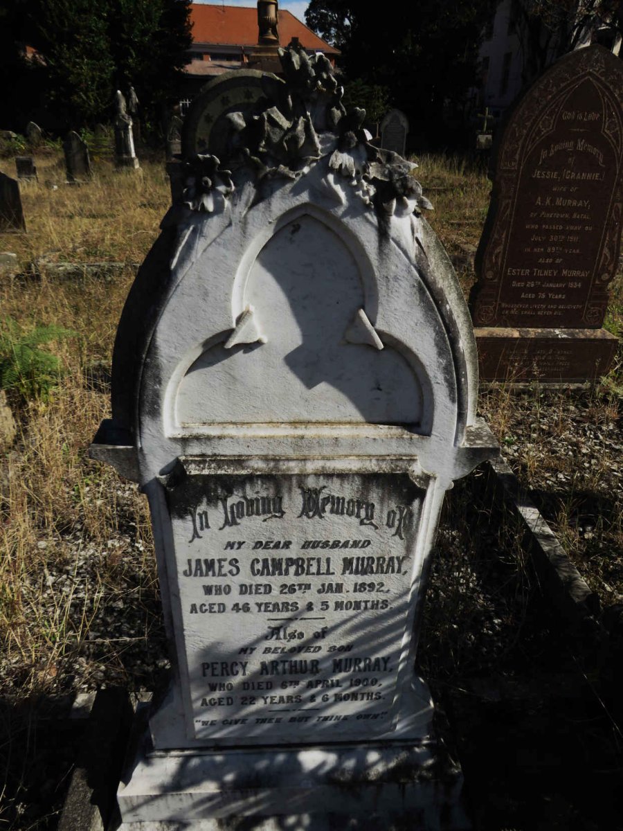 MURRAY James Campbell -1892 :: MURRAY Percy Arthur -1900