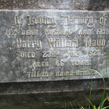 MAYO Harry William -1928