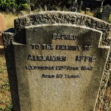 MCFIE Alexander -1947
