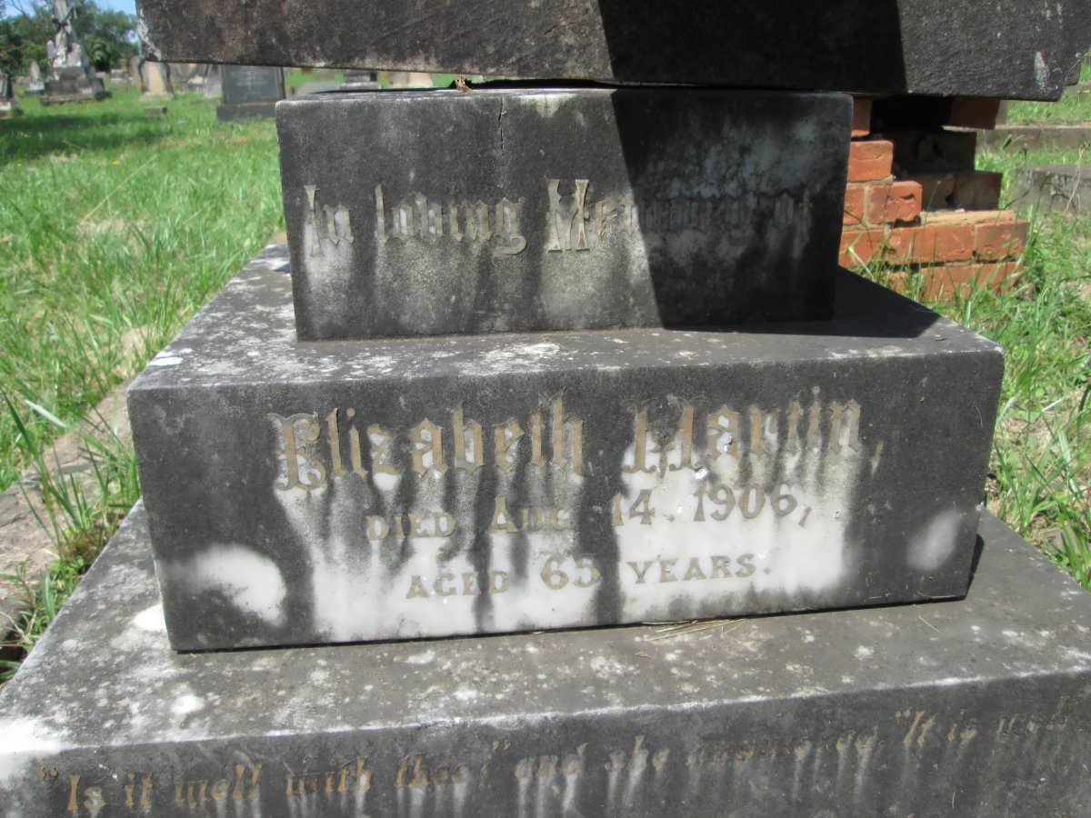 MARTIN Elizabeth -1906