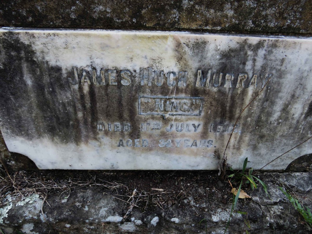 MURRAY James Hugh -1912