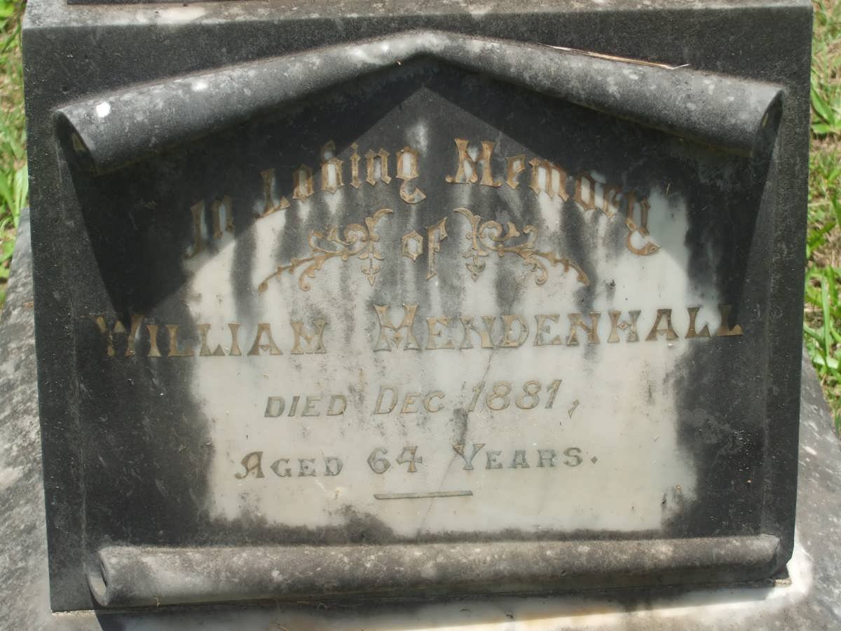 MENDENHALL William -1881