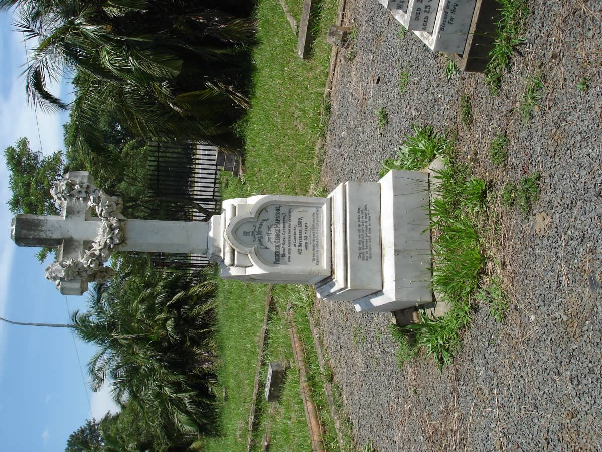MAPSTONE Frederick George -1899