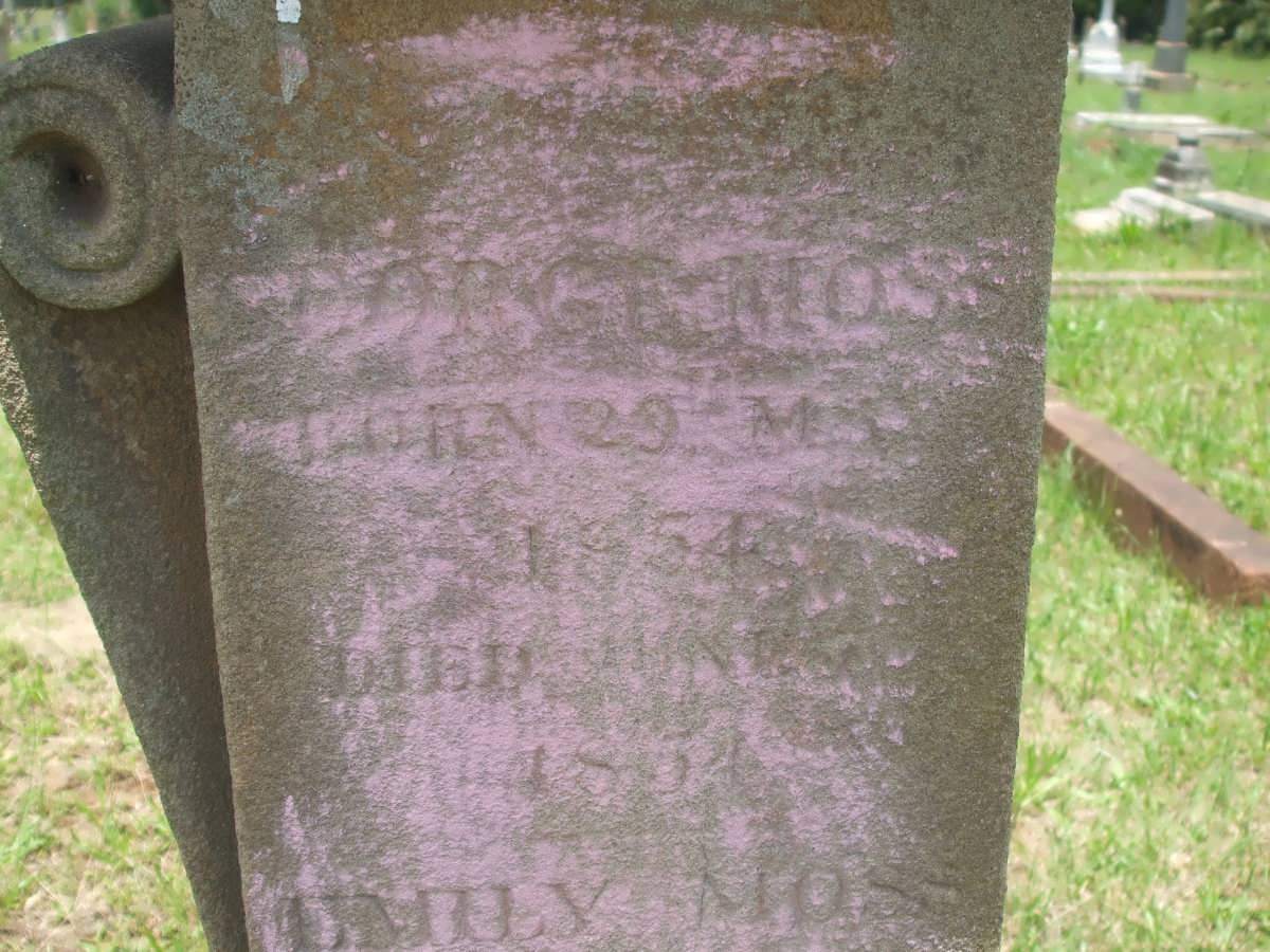MOSS George 1854-1854