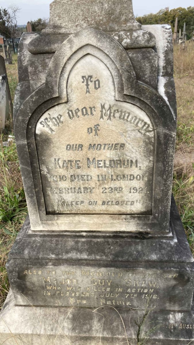 MELDRUM Kate -1921 :: SHAW Guy -1916