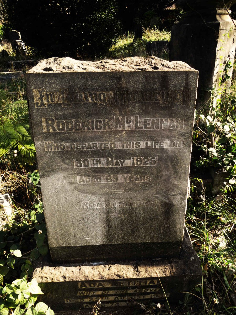 MCLENNAN Roderick -1925 & Ada Letitia -1937