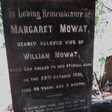 MOWAT Margaret -1901
