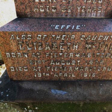 MCFIE William 1838-1920 :: MCFIE Elizabeth 1878-1915 _2