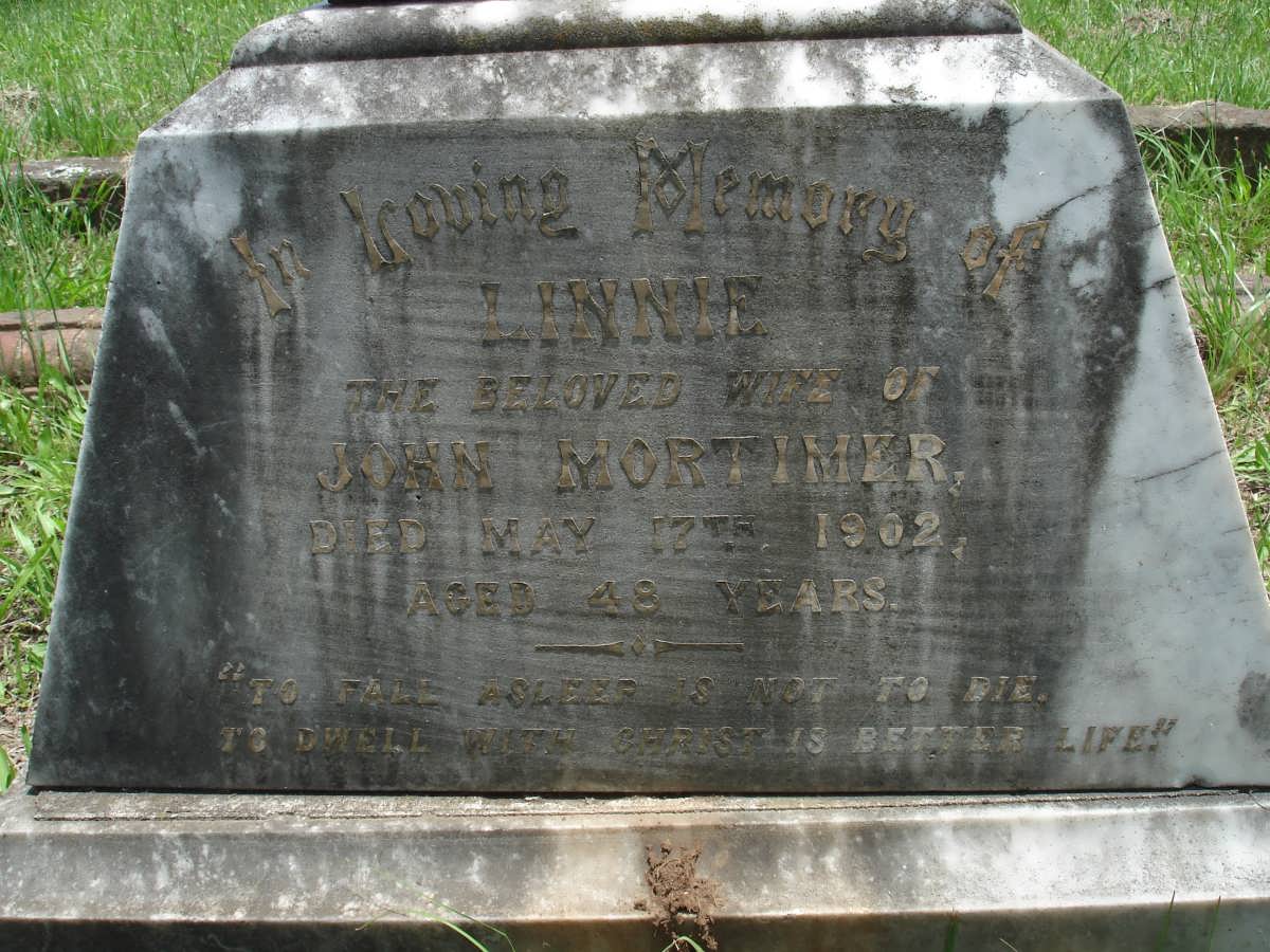 MORTIMER Linnie -1902