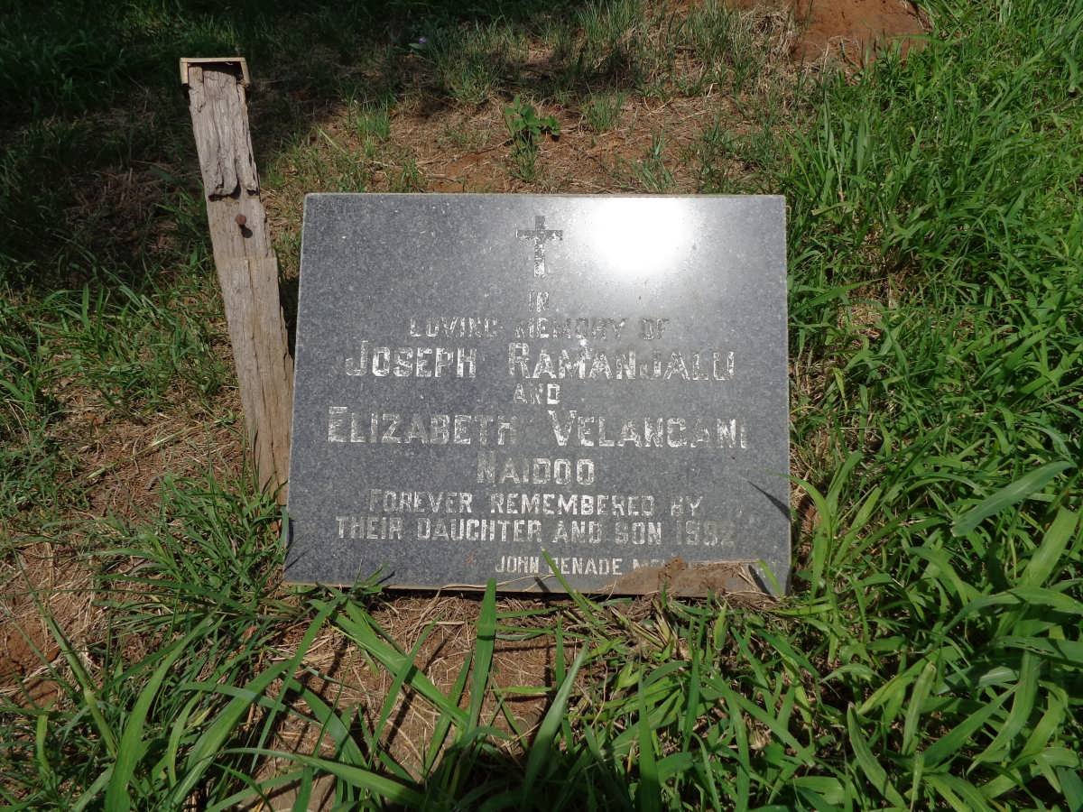 NAIDOO Joseph Ramanjalu &amp; Elizabeth Velancani 
