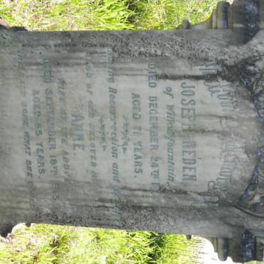 NEDEN Joseph -1902 &amp; Anne -1913