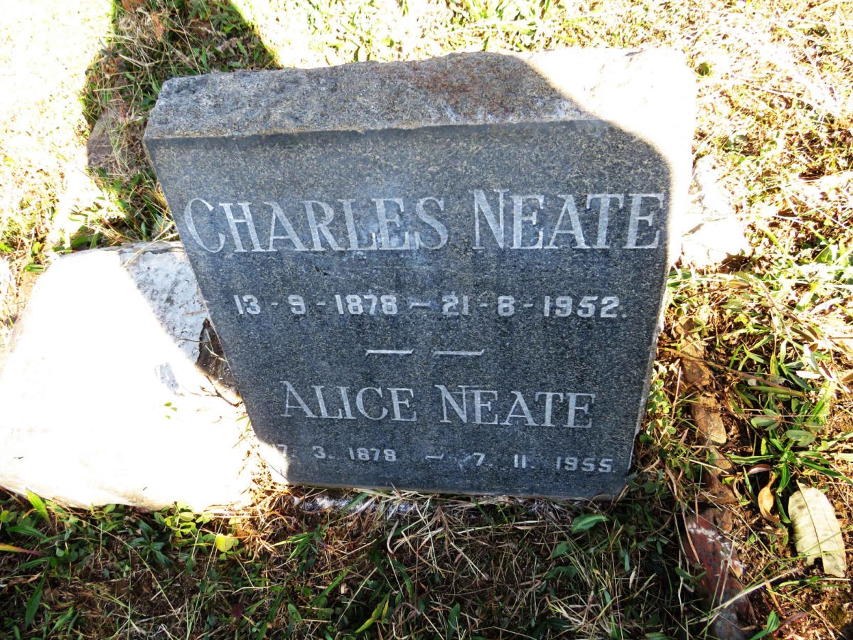 NEATE Charles 1878-1952 :: NEATE Alice 1878-1955