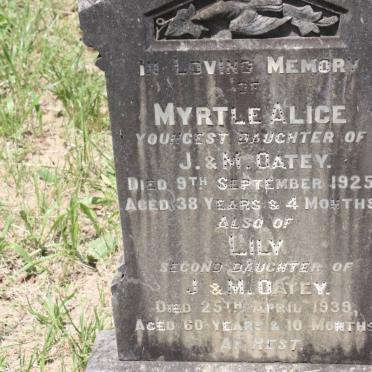 OATEY Myrtle Alice -1925 :: OATEY Lily -1939