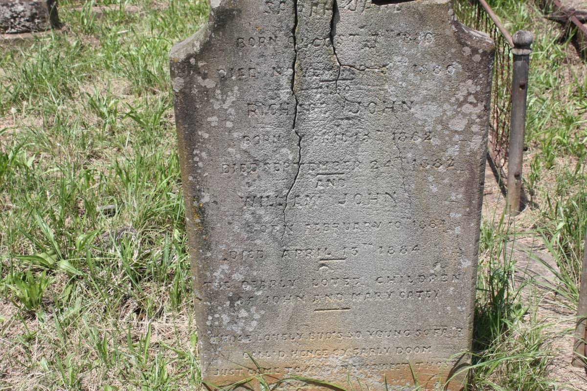 OATEY Sarah Jane 1880-1880 :: OATEY Richard John 1882-1882 :: OATEY William John 1884-1884