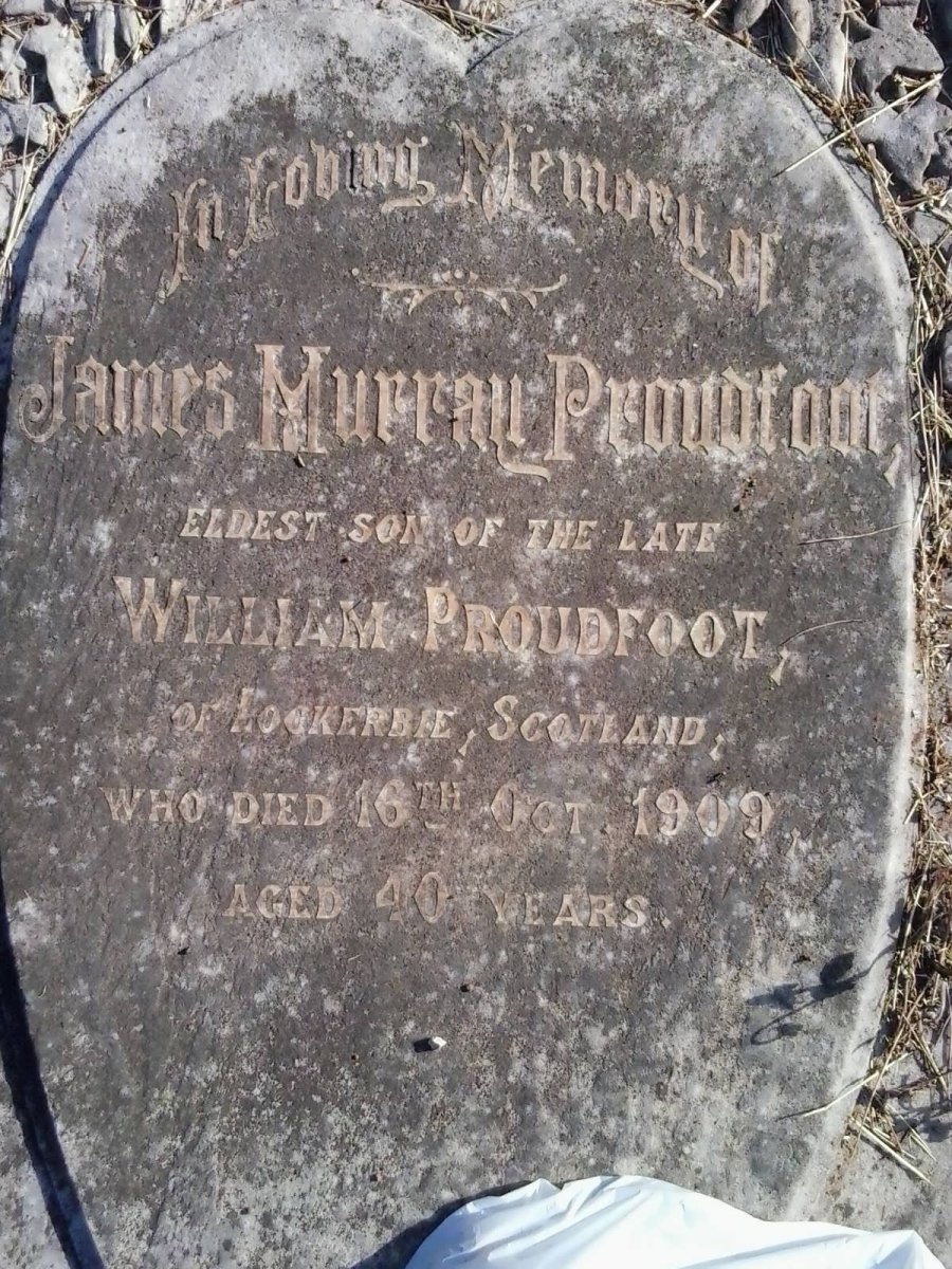PROUDFOOT James Murray -1909