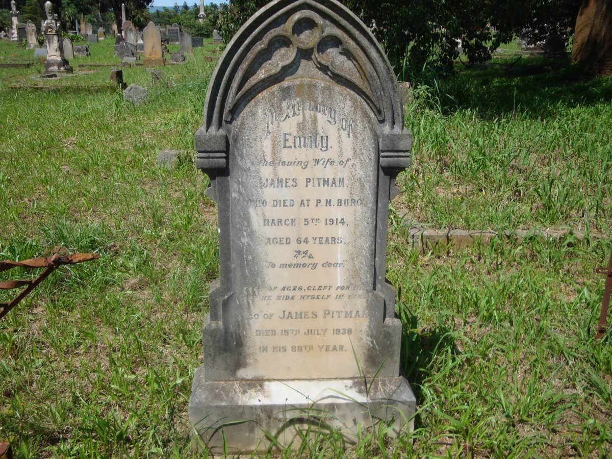 PITMAN James -1938 &amp; Emily -1914