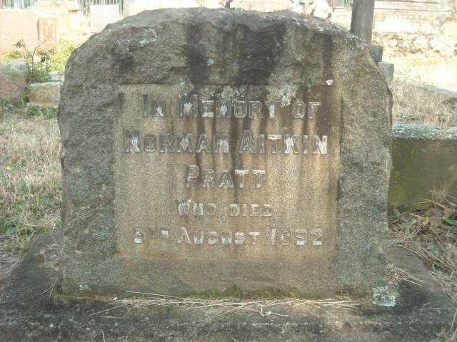 PRATT Norman Aitkin -1892