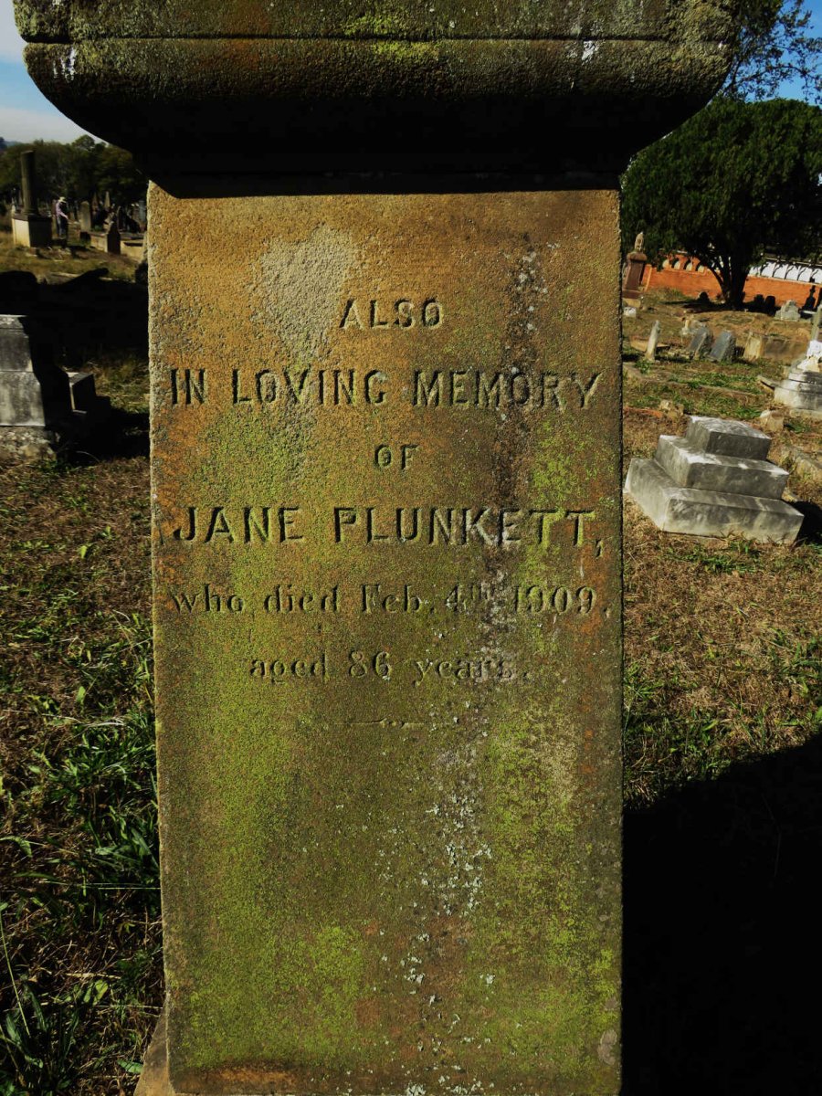 PLUNKETT Jane -1909
