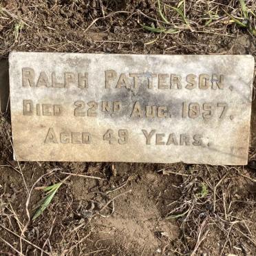 PATTERSON Ralph -1897