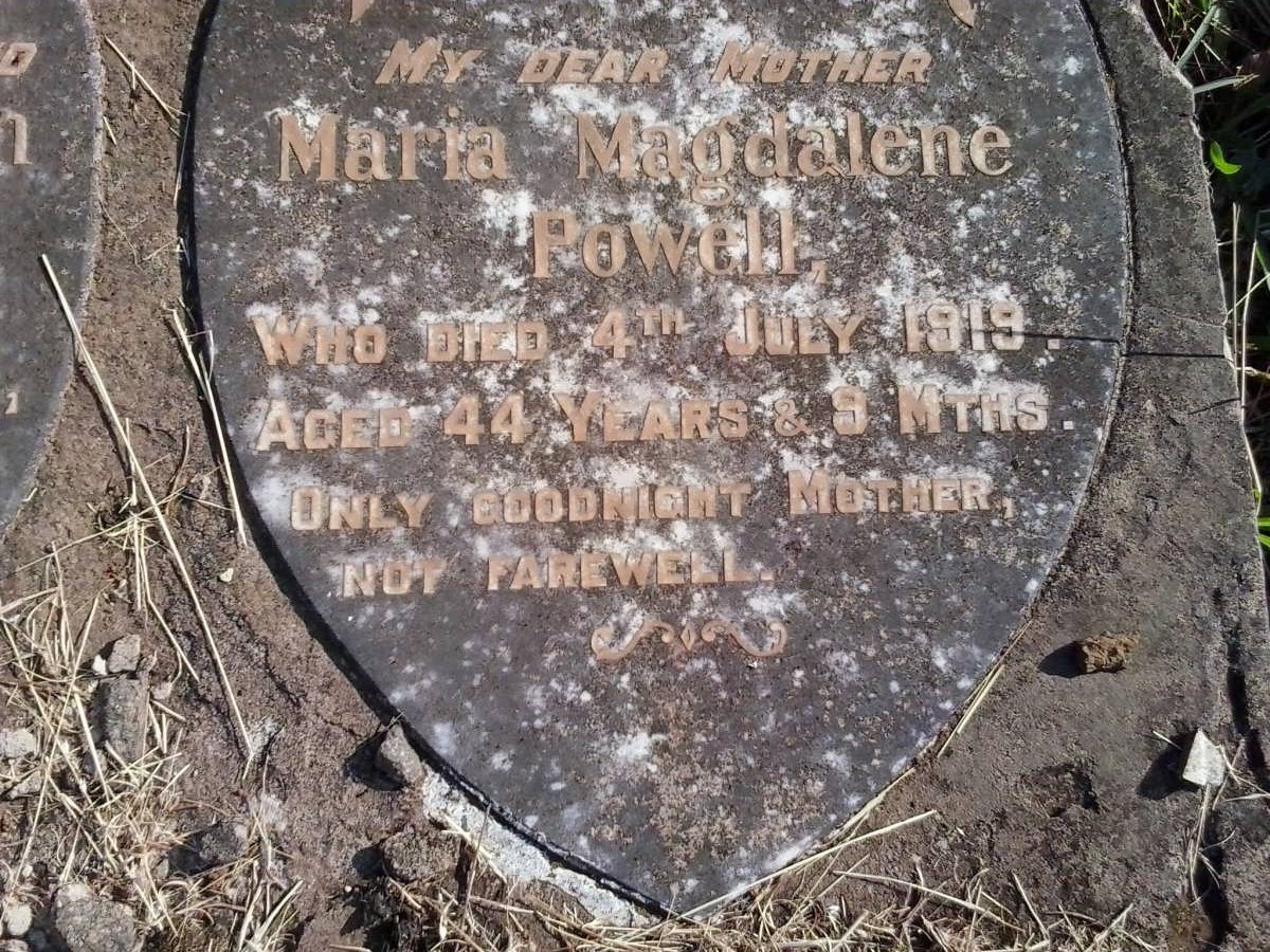POWELL Maria Magdalena -1919