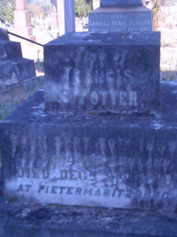 POTTER Francis S. 1859-1918