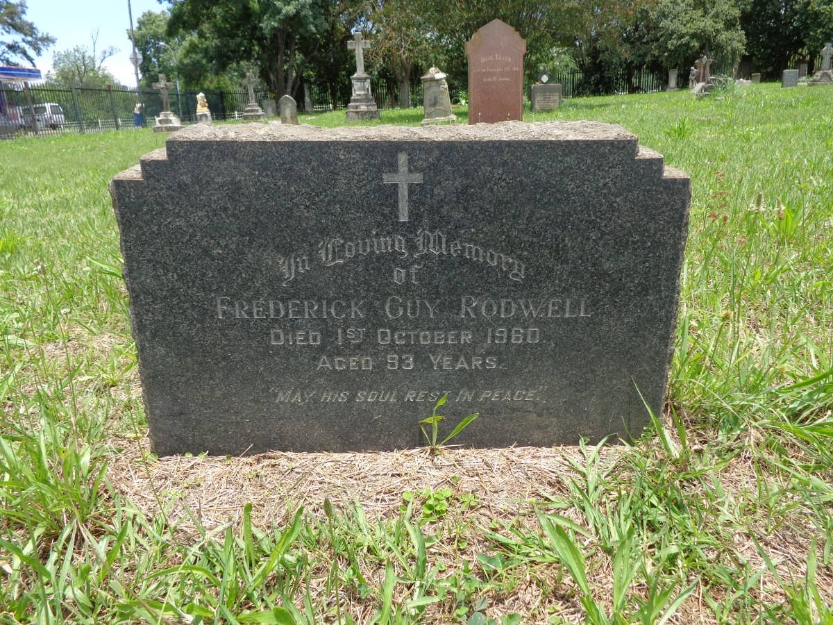 RODWELL Frederick Guy -1960