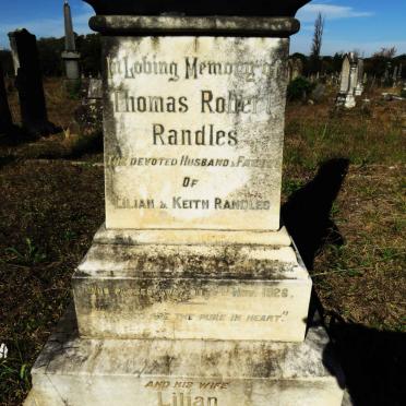 RANDLES Thomas Robert -1926 & Lillian 1881-1943 :: RANDLES John -1913  _2