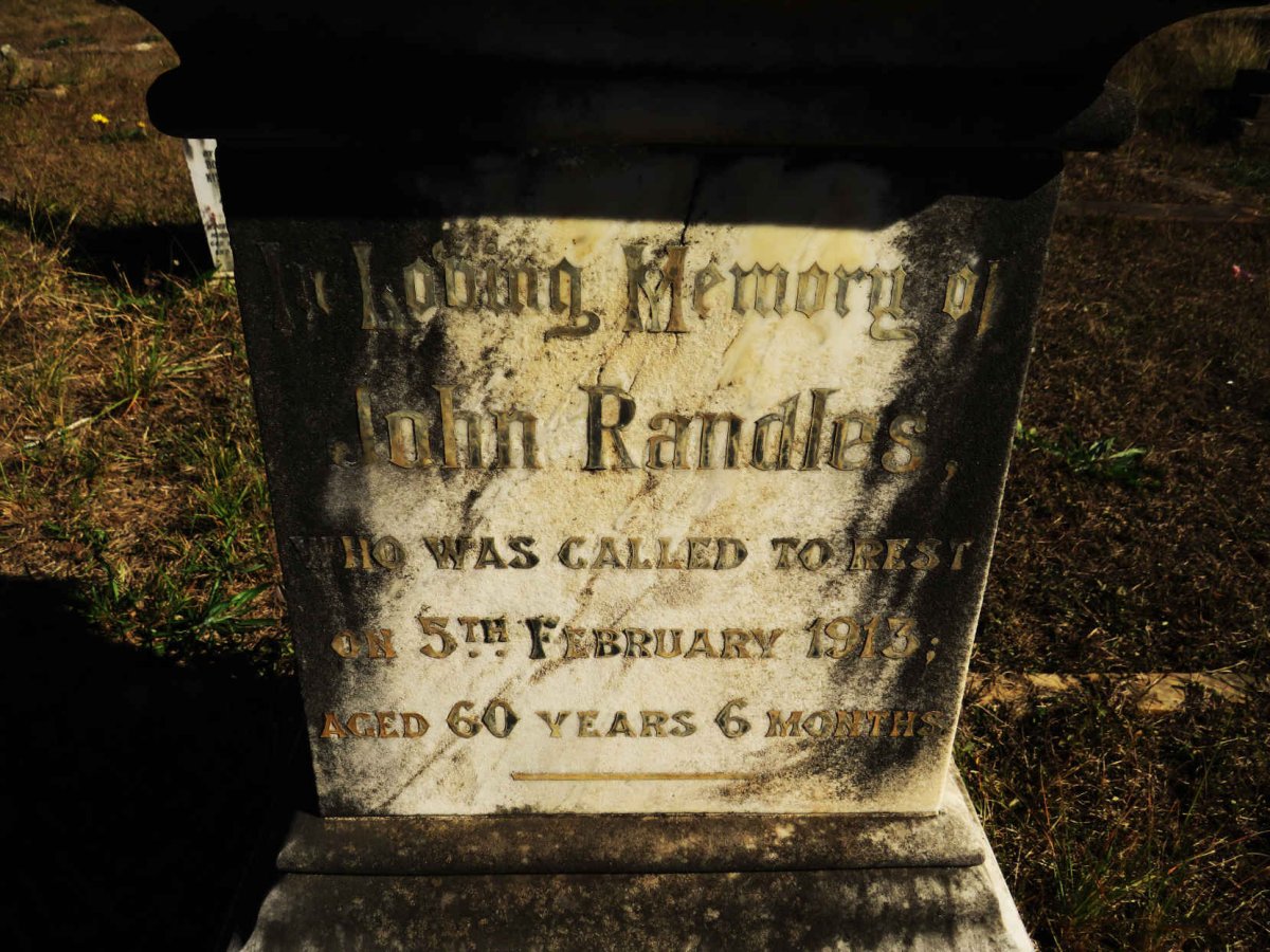 RANDLES Thomas Robert -1926 & Lillian 1881-1943 :: RANDLES John -1913  _3