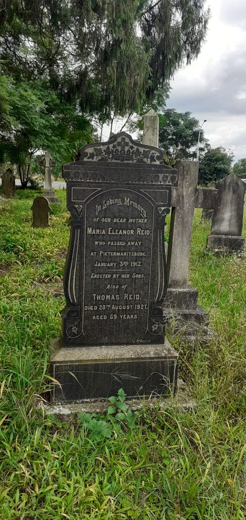 REID Thomas -1927 &amp; Maria Eleanor -1912