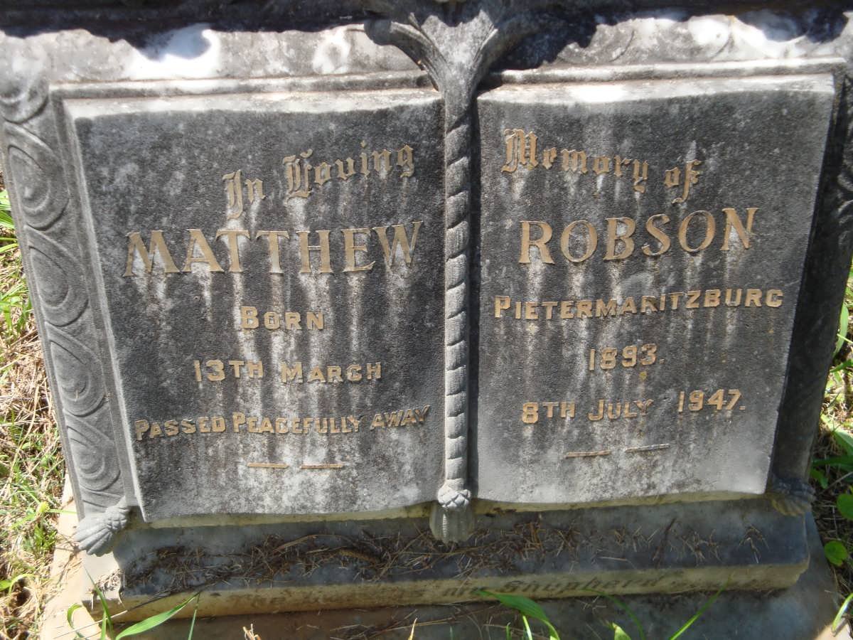 ROBSON Matthew 1993-1947