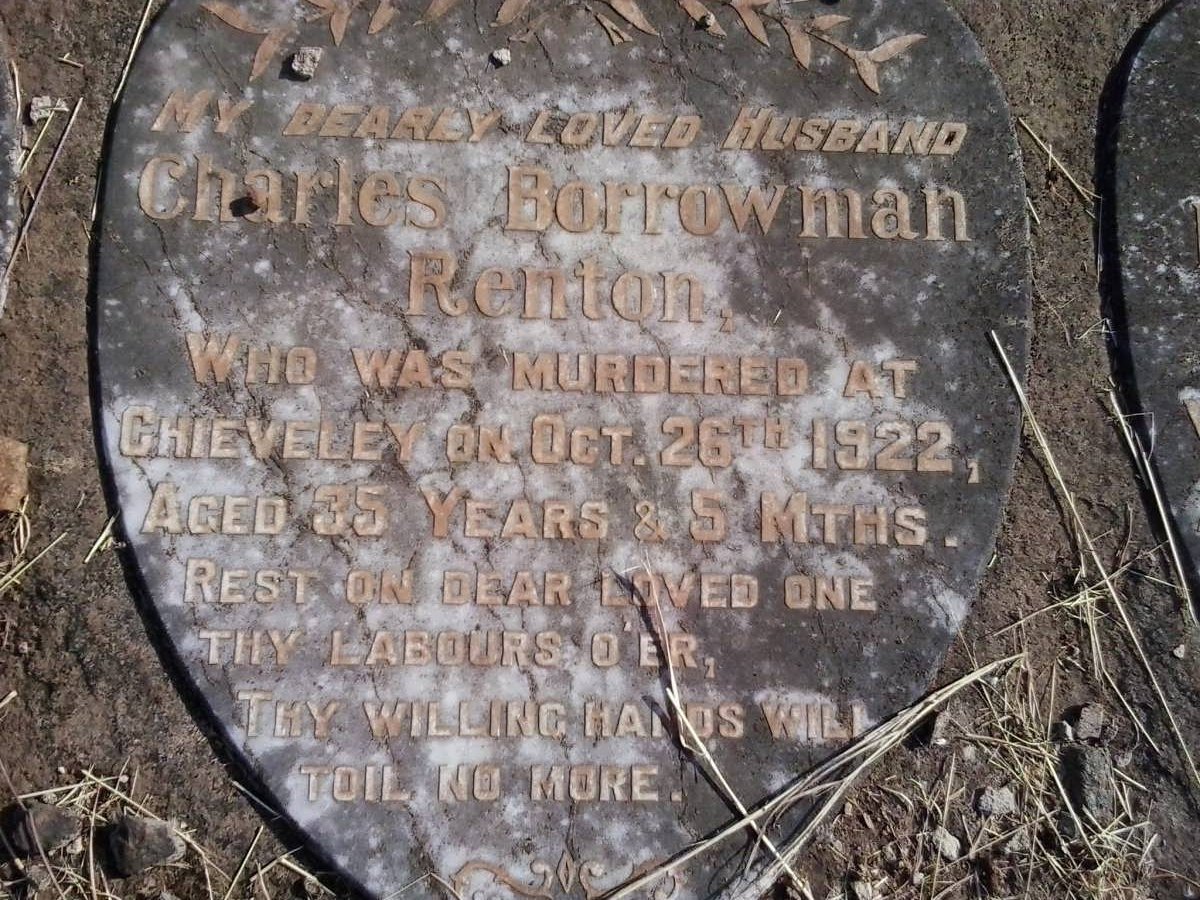 RENTON Charles Borrowman -1922