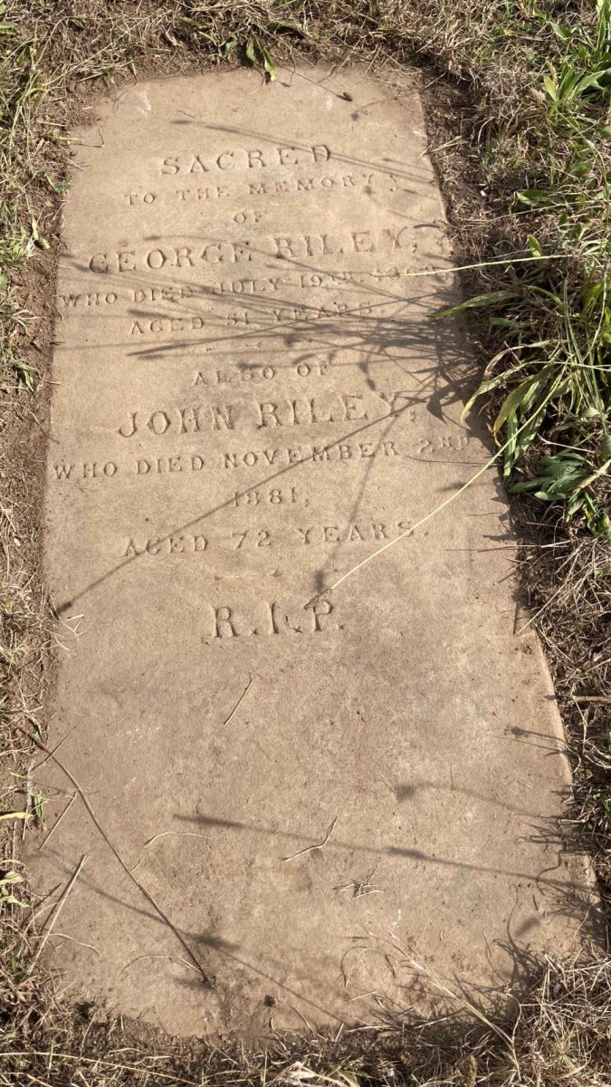 RILEY George -1868 :: RILEY John -1881