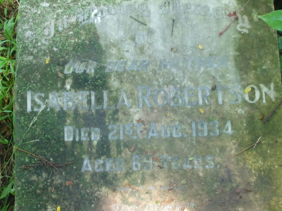 ROBERTSON Isabella -1934