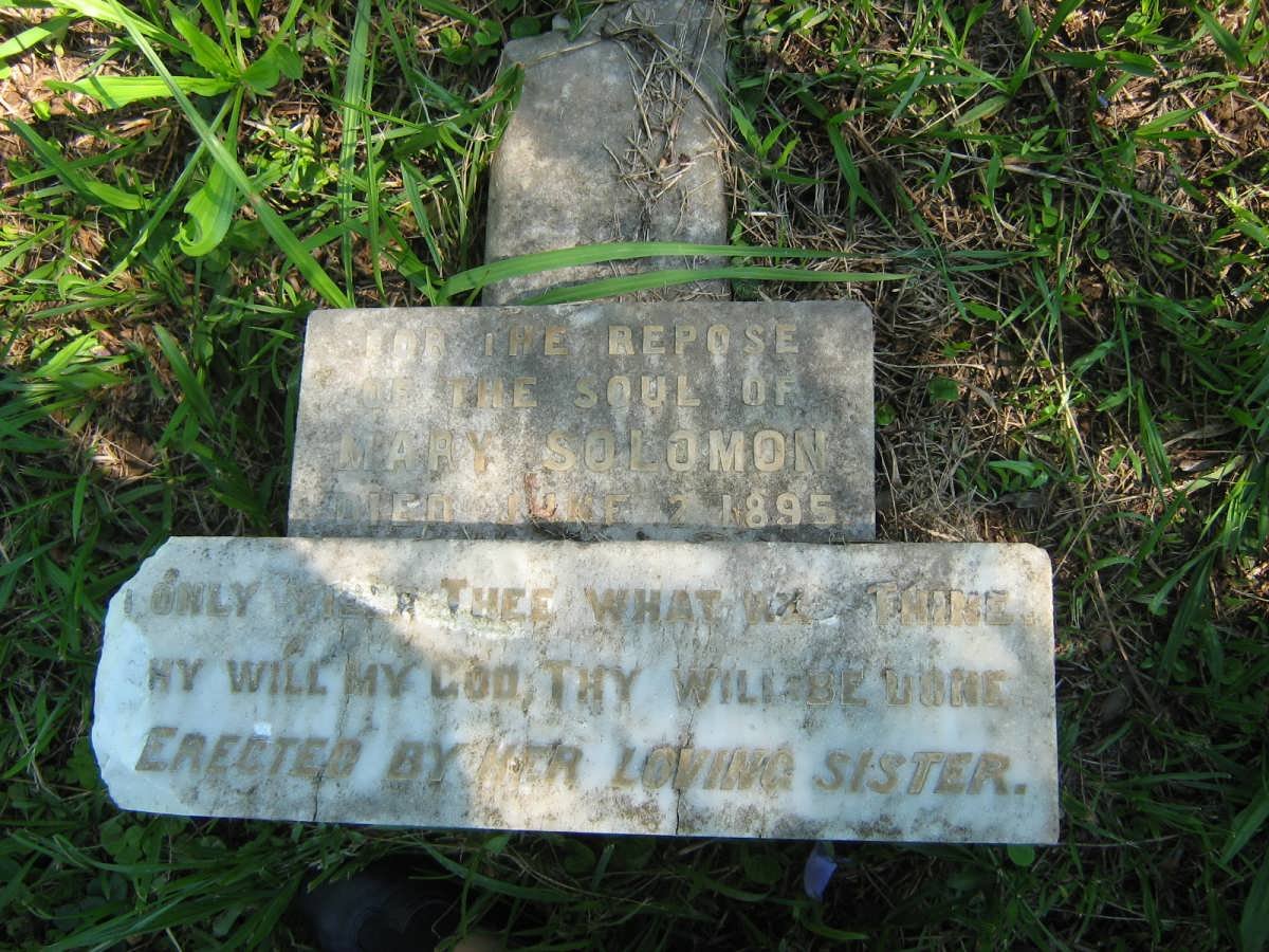 SOLOMON Mary -1895