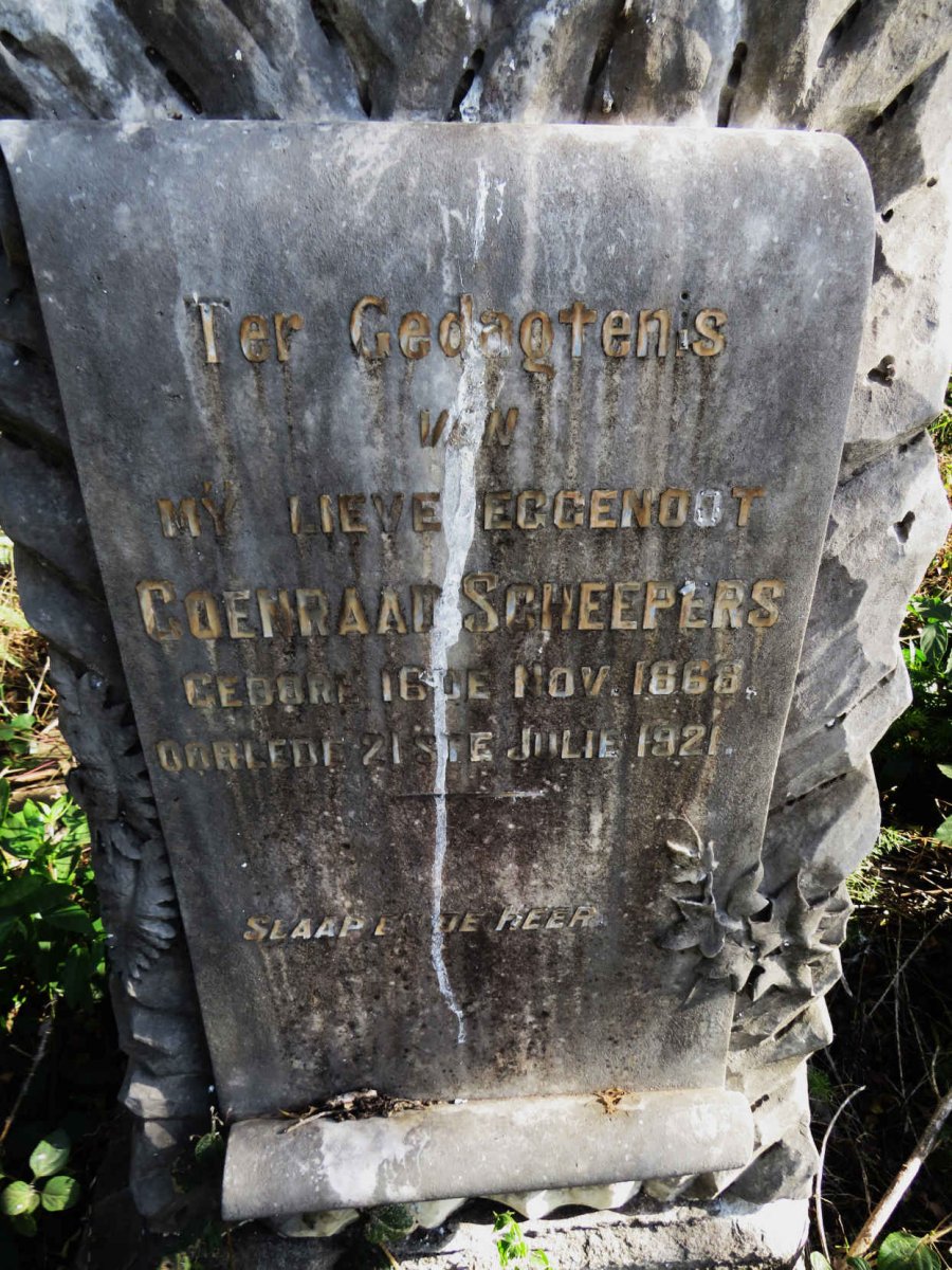 SCHEEPERS Coenraad 1868-1921