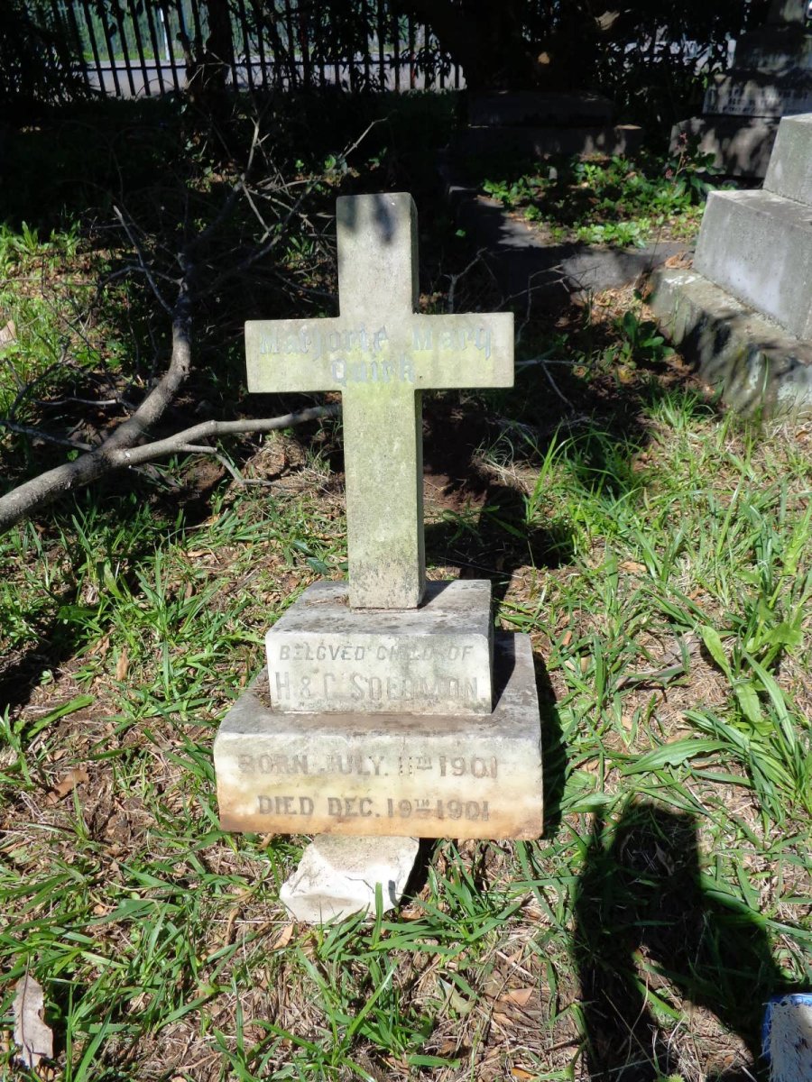 SOLOMON Marjorie Mary Quirk 1901-1901