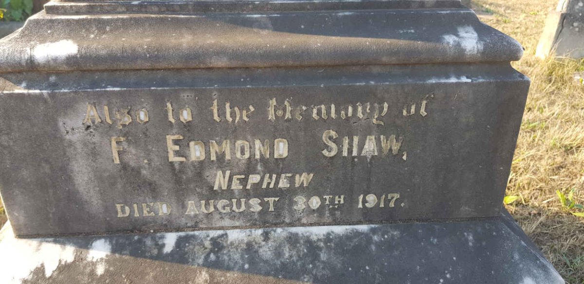 SHAW F. Edmond -1917