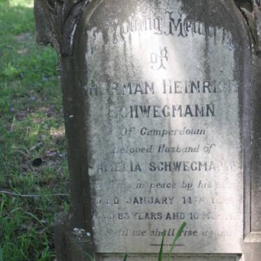 SCHWEGMANN Herman Heinrich -1925