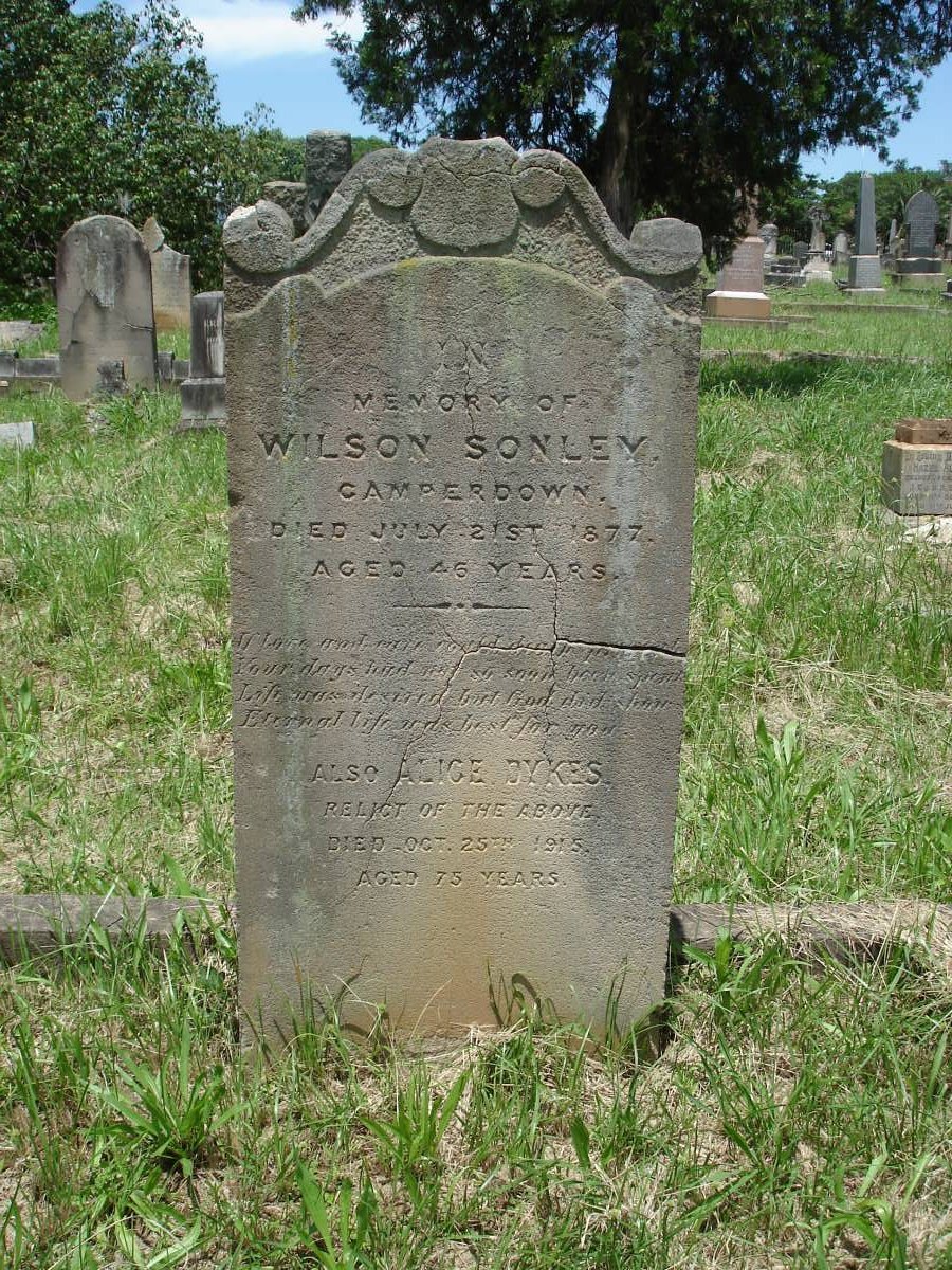 SONLEY Wilson -1877 &amp; Alice DYKES -1915