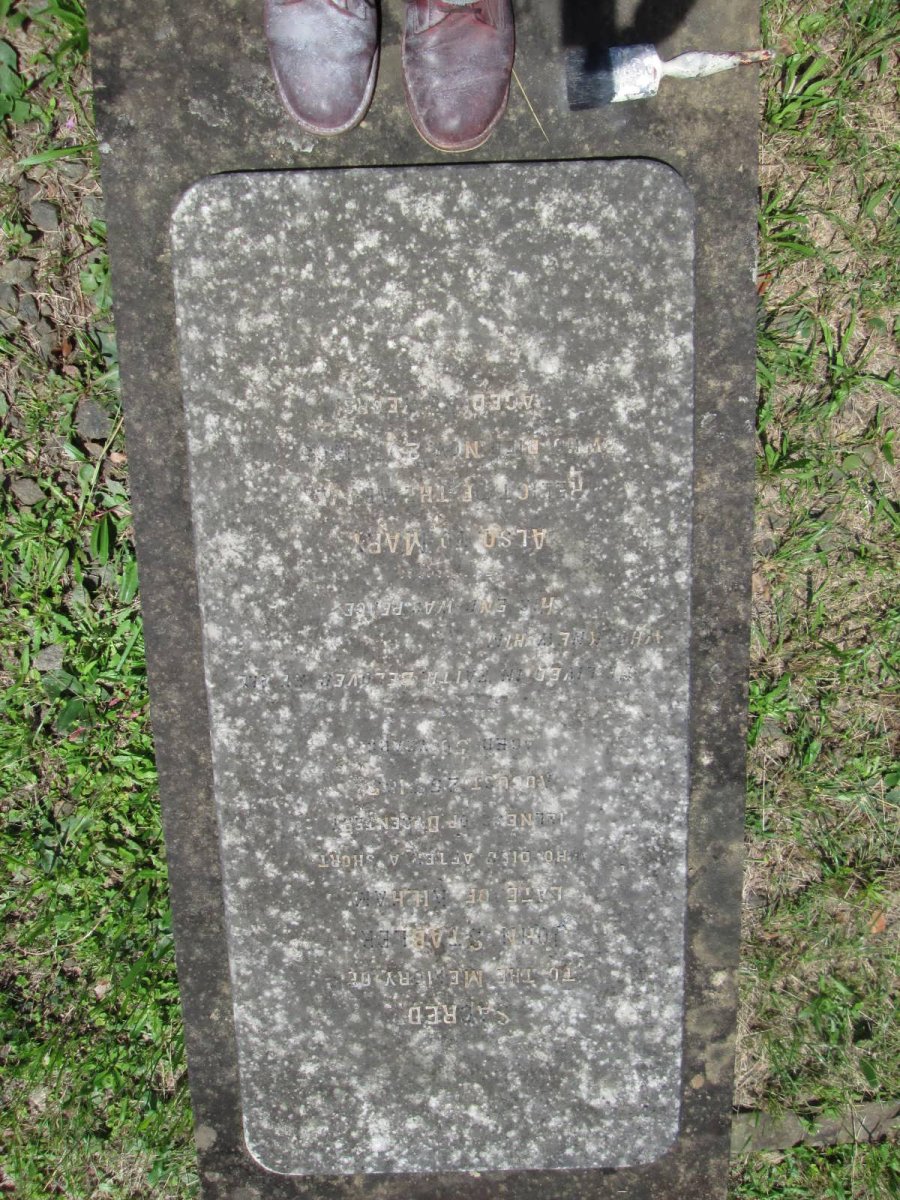 STABLER John -1807 &amp;  Mary -1865