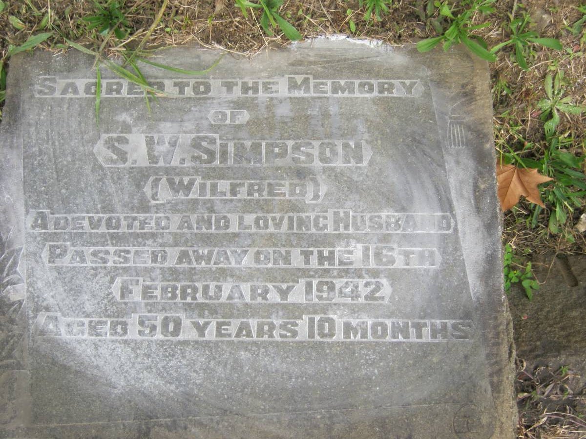SIMPSON S.W. -1942