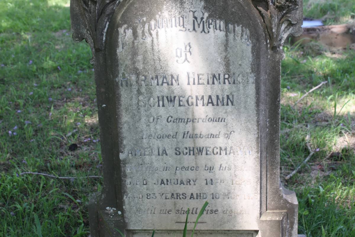 SCHWEGMANN Herman Heinrich -1925