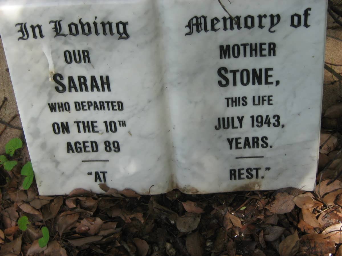 STONE Sarah -1943