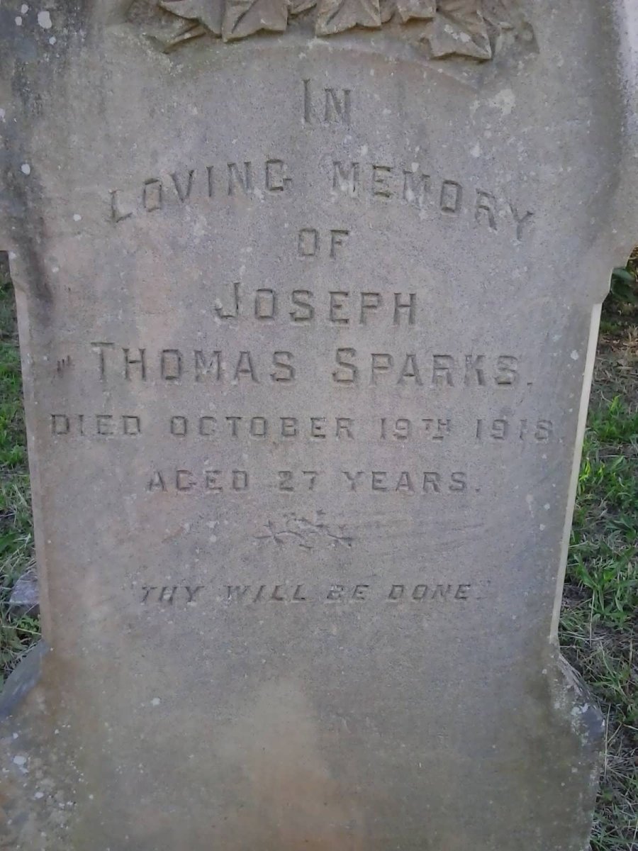 SPARKS Joseph Thomas -1918