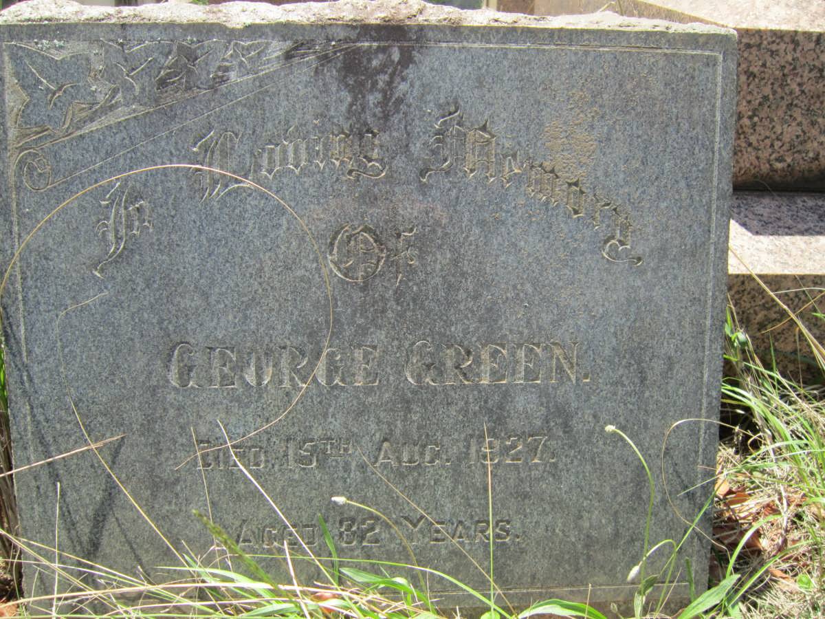 GREEN George -1927