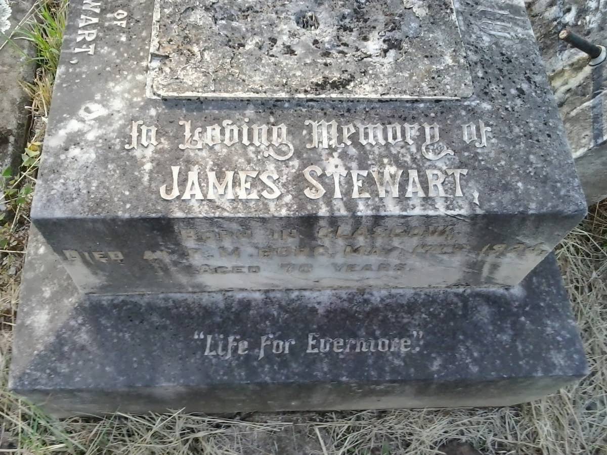 STEWART Andrew Leitch :: STEWART James -1924 :: STEWART James Cathcart