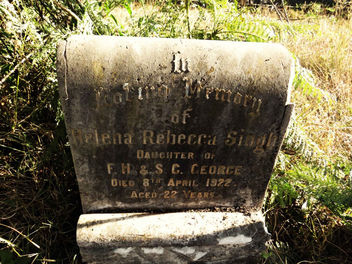 SINGH Helena Rebecca -1922