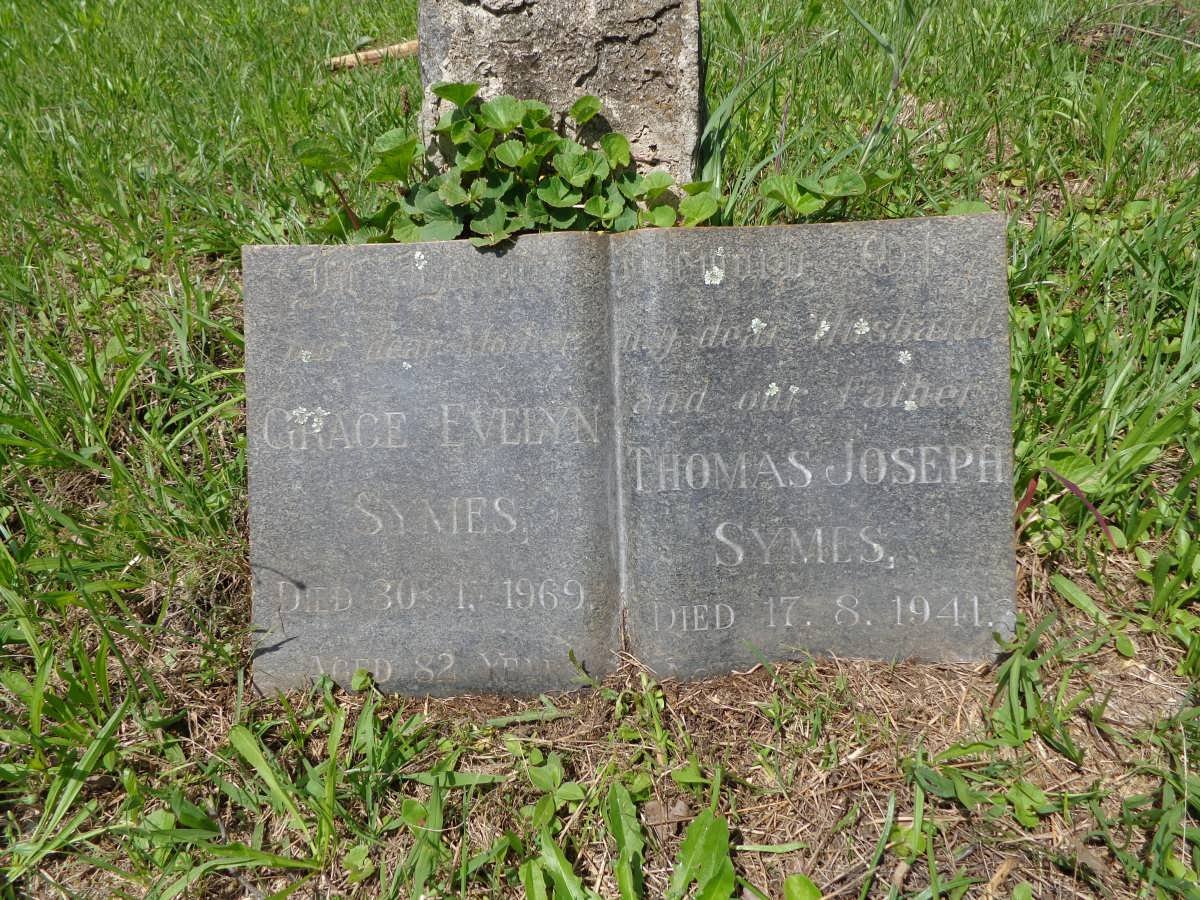 SYMES Thomas Joseph -1941 &amp; Grace Evelyn -1969